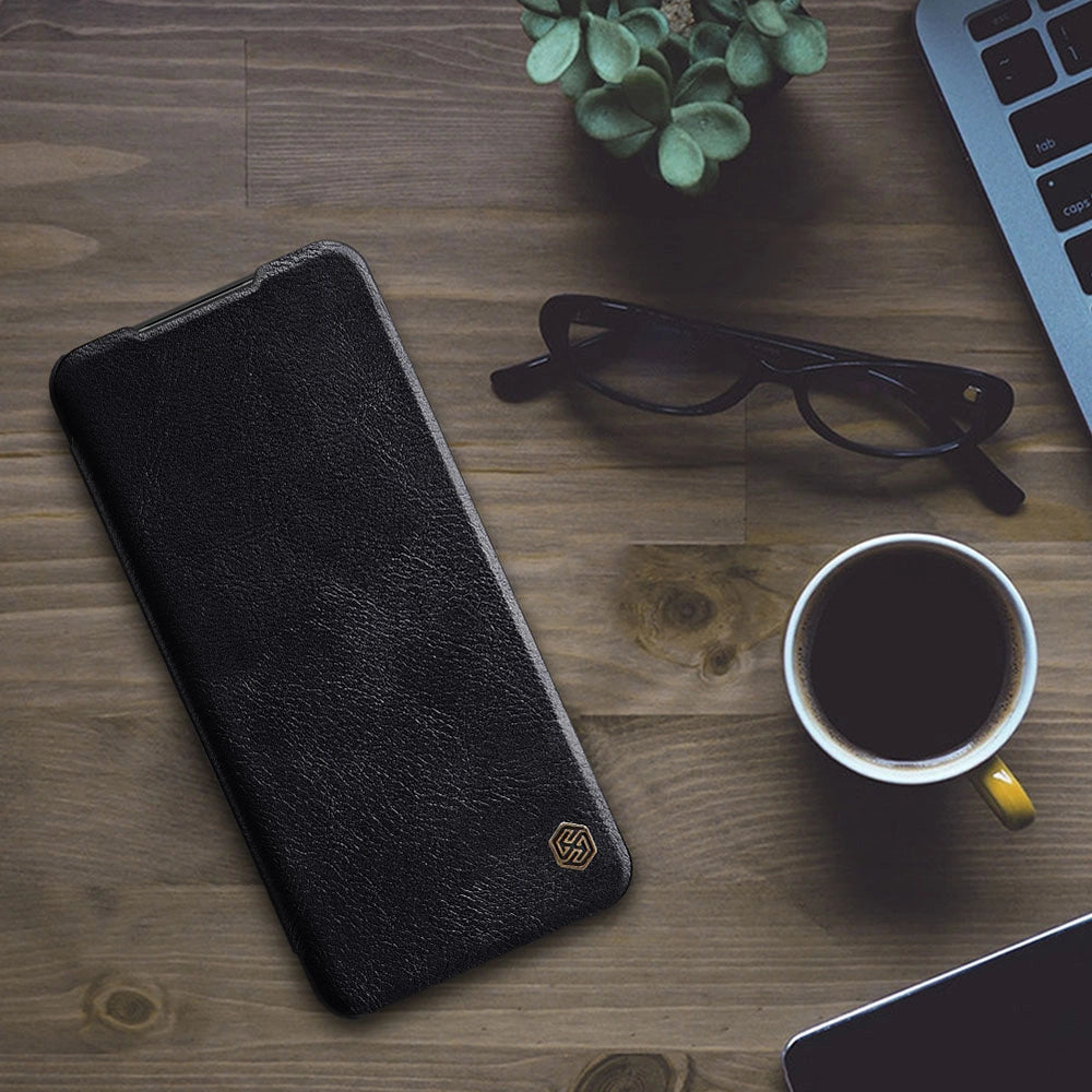 Nillkin Qin leather holster case for Samsung Galaxy A13 5G brown_18