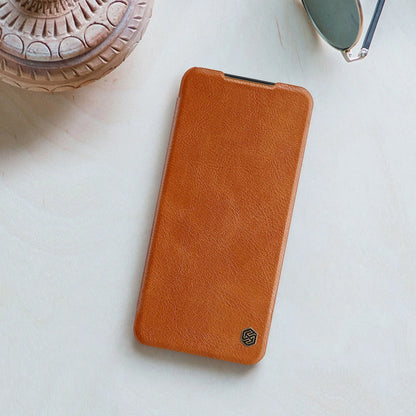Nillkin Qin leather holster case for Samsung Galaxy A13 5G brown_19