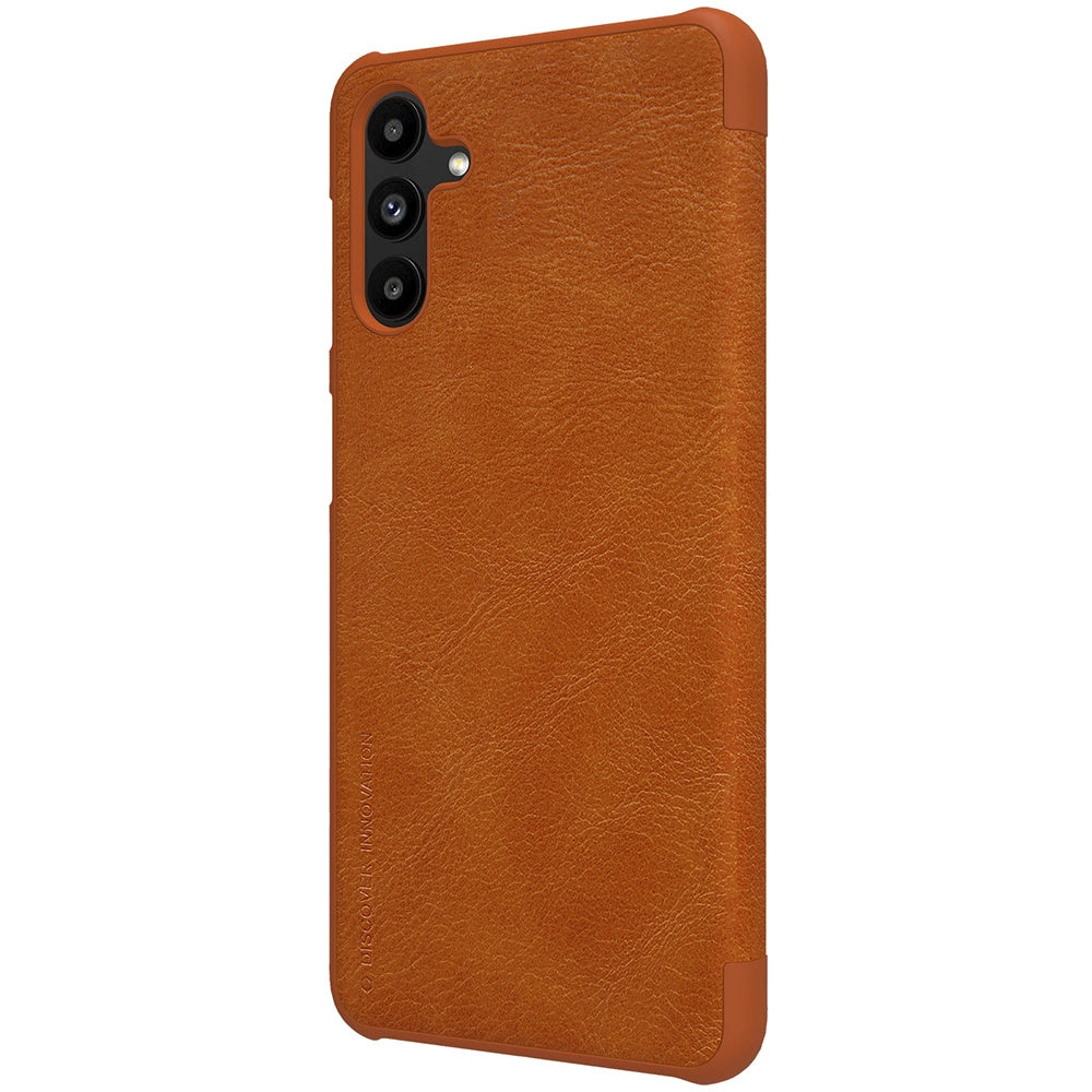 Nillkin Qin leather holster case for Samsung Galaxy A13 5G brown_6