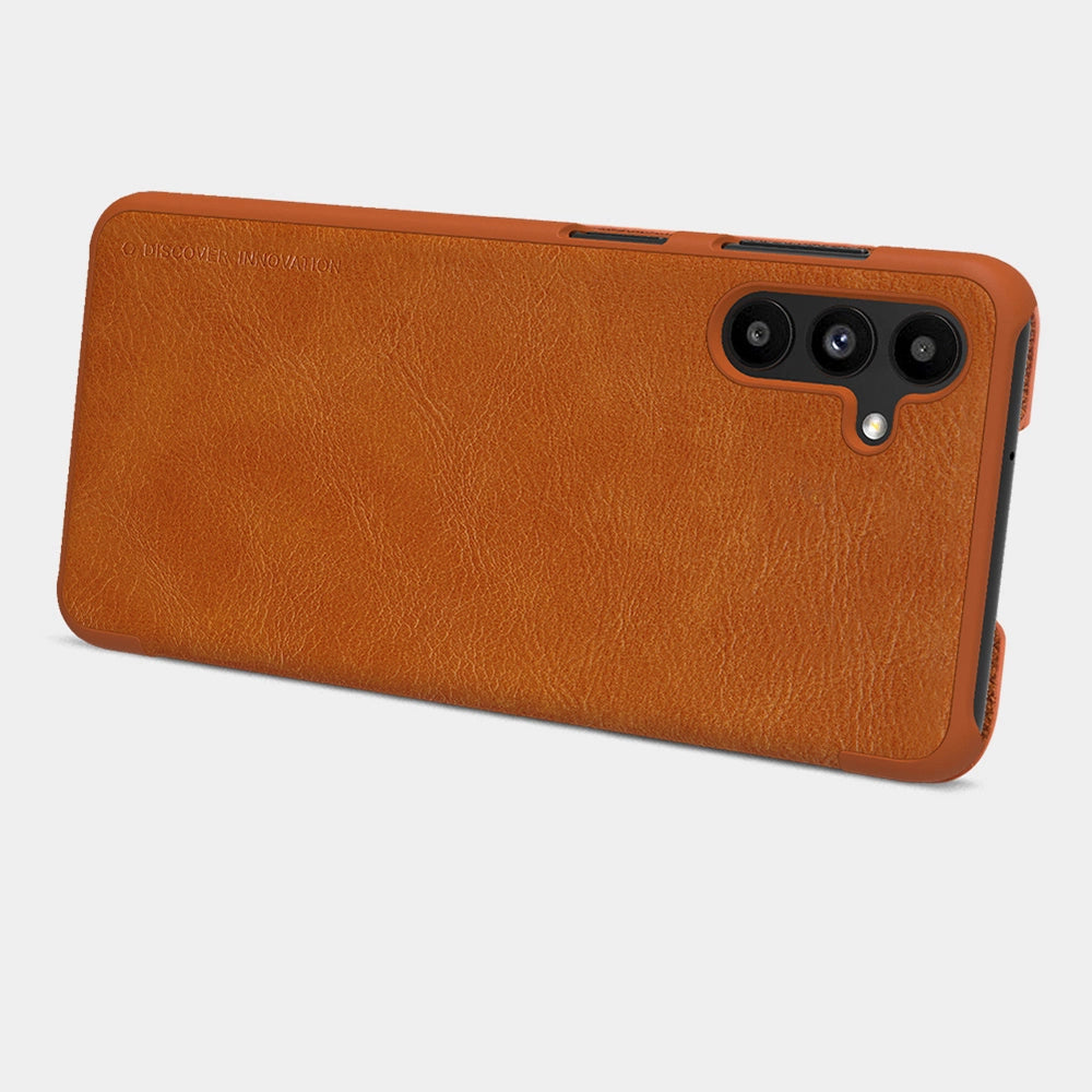 Nillkin Qin leather holster case for Samsung Galaxy A13 5G brown_7