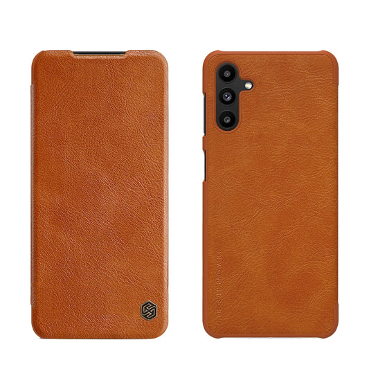 Nillkin Qin leather holster case for Samsung Galaxy A13 5G brown_0