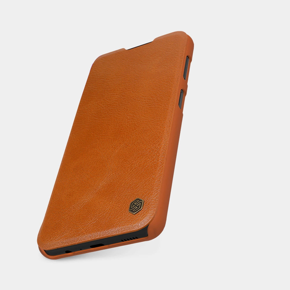 Nillkin Qin leather holster case for Samsung Galaxy A13 5G brown_8