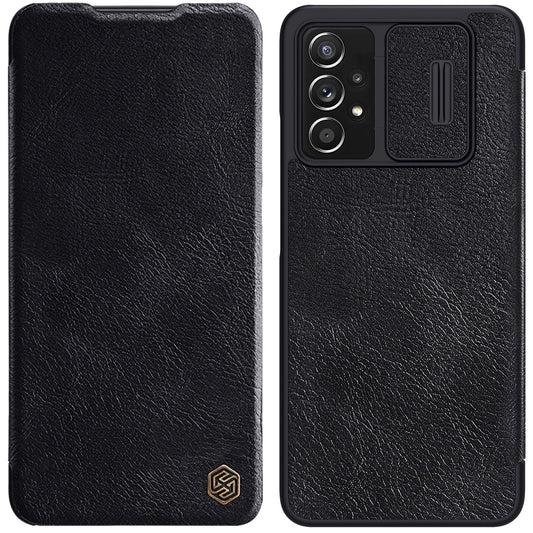 Nillkin Qin leather holster case for Samsung Galaxy A73 black_0