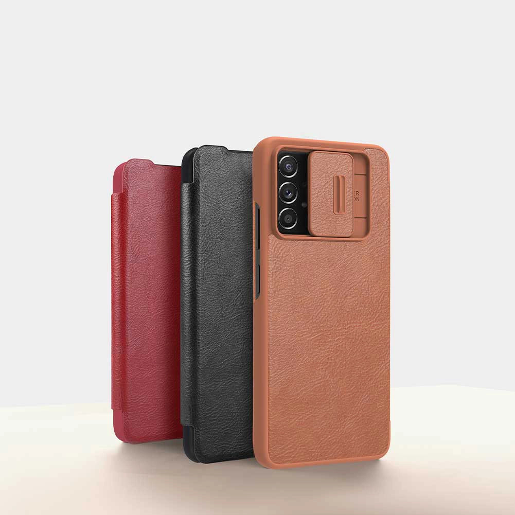 Nillkin Qin leather holster case for Samsung Galaxy A73 black_6