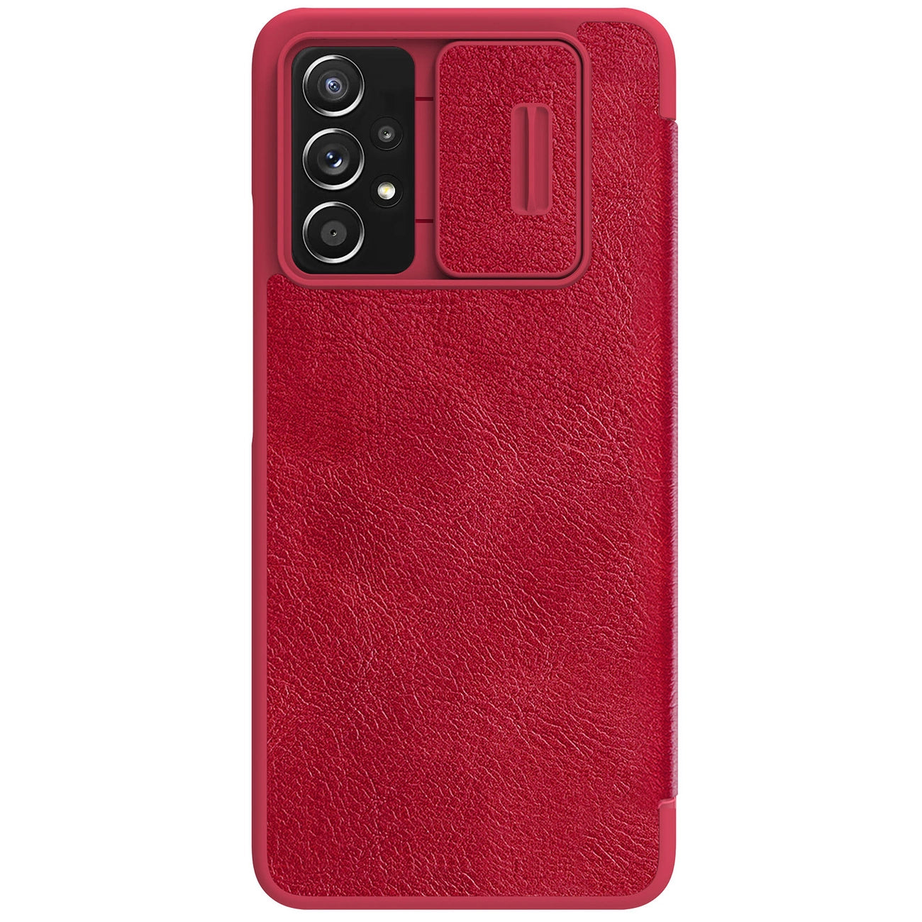 Nillkin Qin leather holster case for Samsung Galaxy A73 red_1