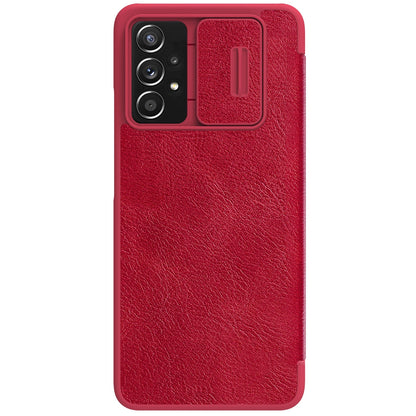 Nillkin Qin leather holster case for Samsung Galaxy A73 red_1