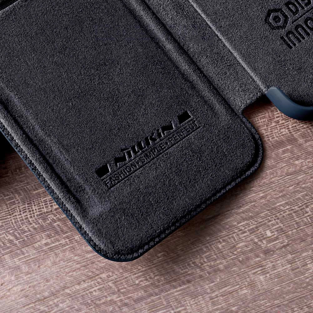 Nillkin Qin leather holster case for Samsung Galaxy A73 red_12