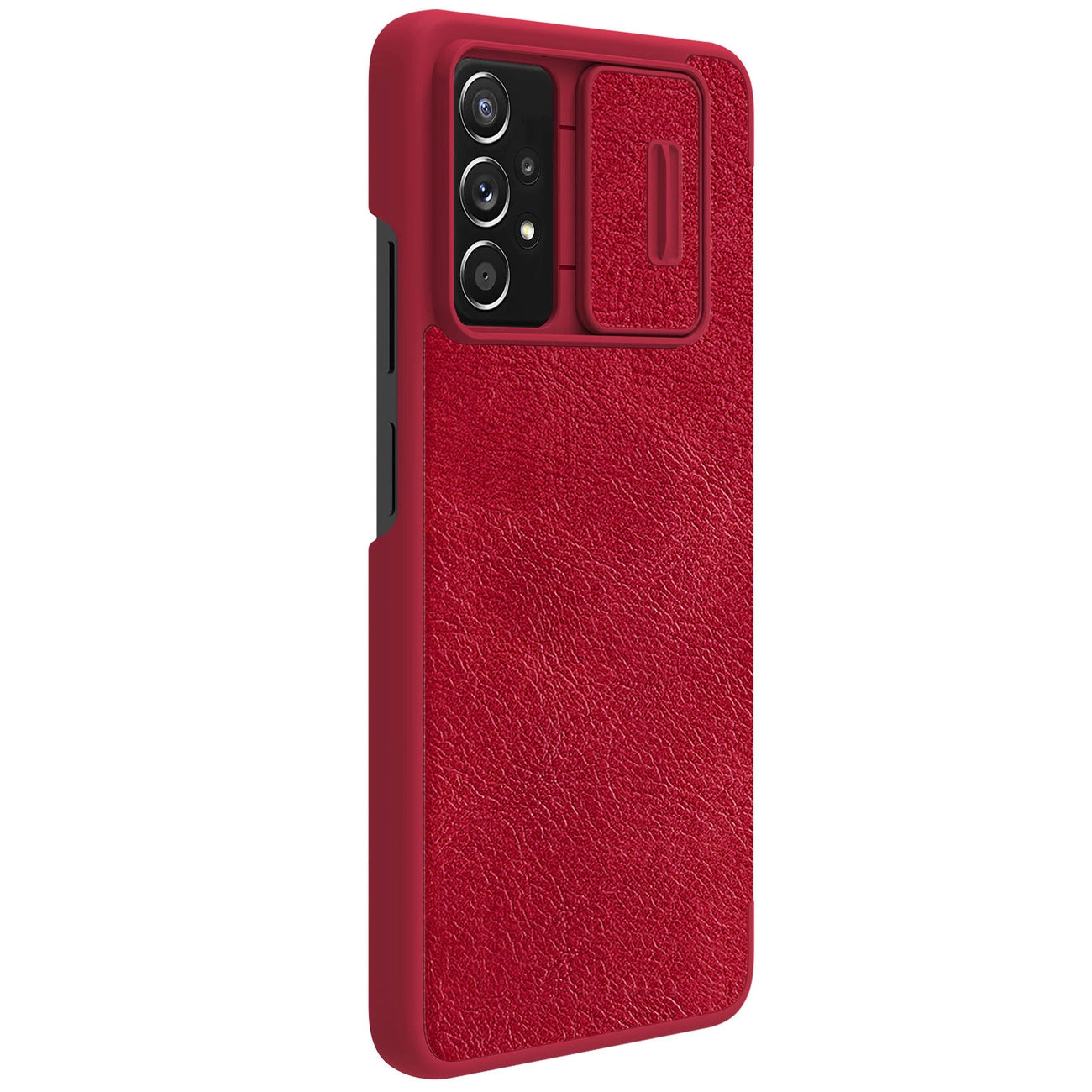 Nillkin Qin leather holster case for Samsung Galaxy A73 red_6