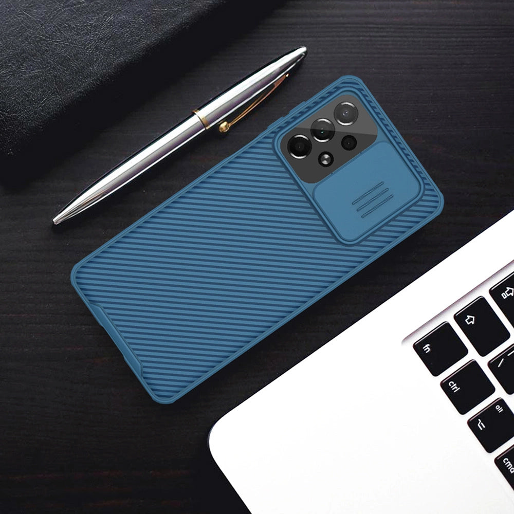 Nillkin CamShield Pro Case Armored Case Cover Camera Protector for Samsung Galaxy A73 Blue_13
