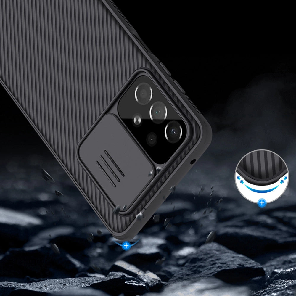 Nillkin CamShield Pro Case Armored Case Cover Camera Protector for Samsung Galaxy A73 Blue_15