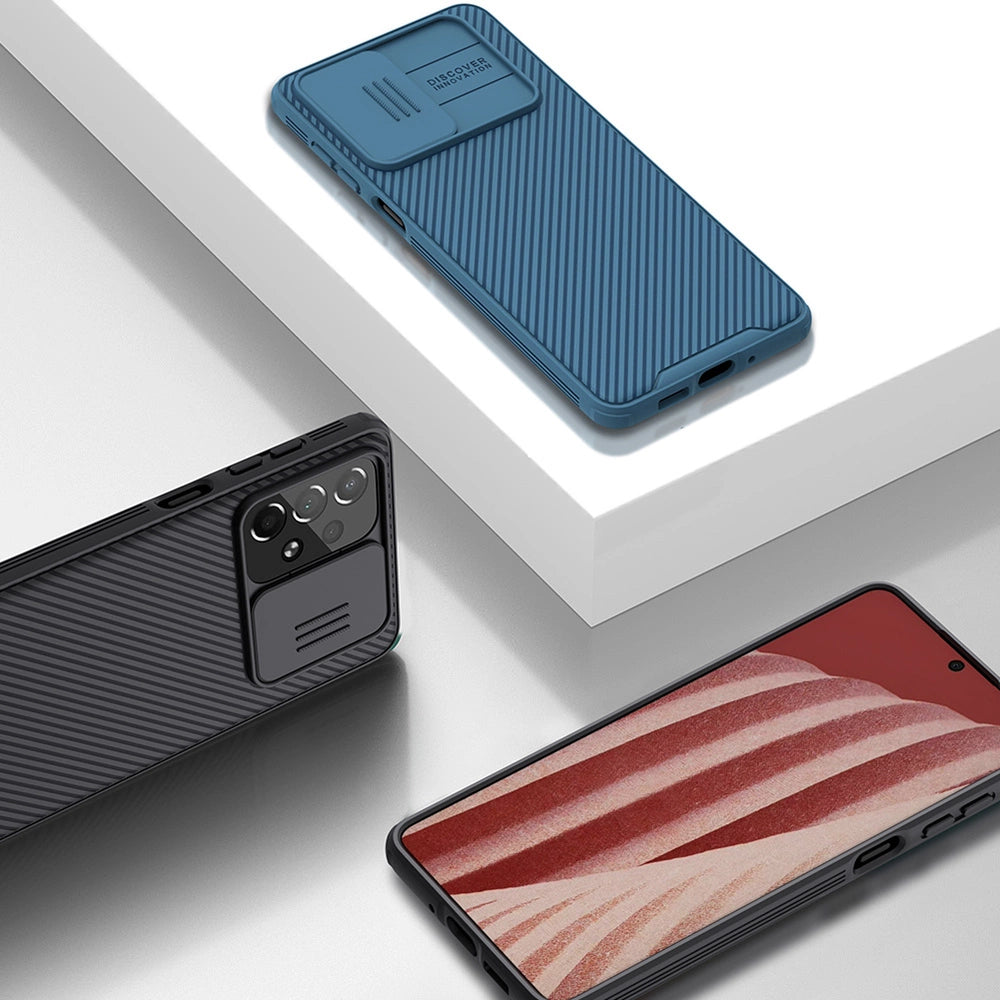 Nillkin CamShield Pro Case Armored Case Cover Camera Protector for Samsung Galaxy A73 Blue_6