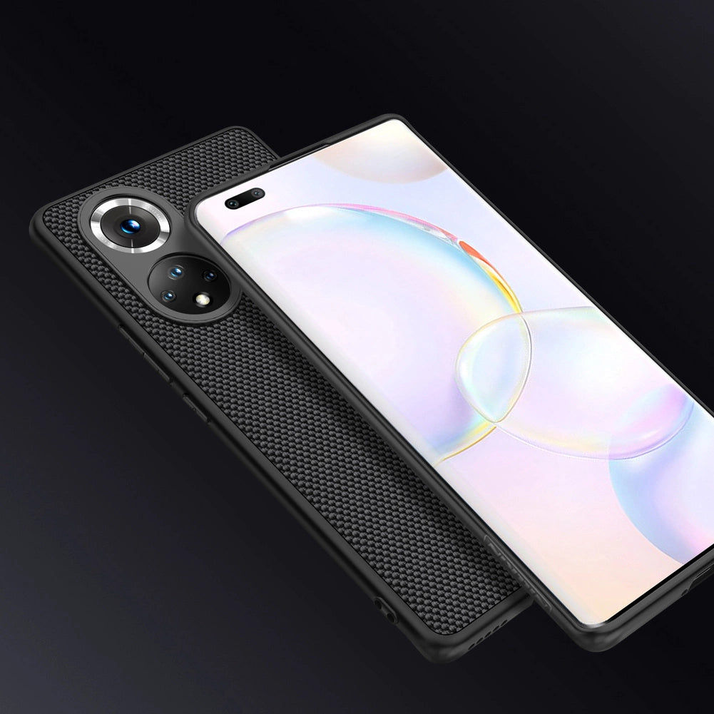 Nillkin Textured Case durable reinforced case with gel frame and nylon back for Honor 50 Pro black_9