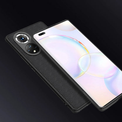Nillkin Textured Case durable reinforced case with gel frame and nylon back for Honor 50 Pro black_9