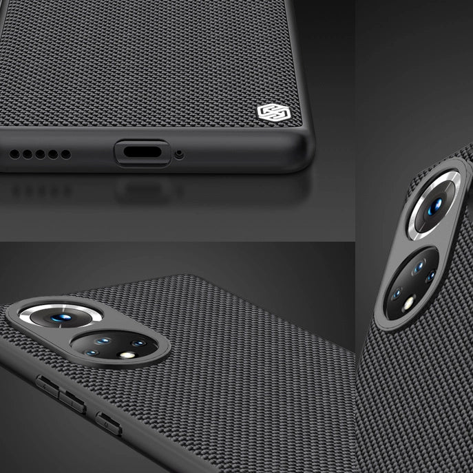 Nillkin Textured Case durable reinforced case with gel frame and nylon back for Honor 50 Pro black_12
