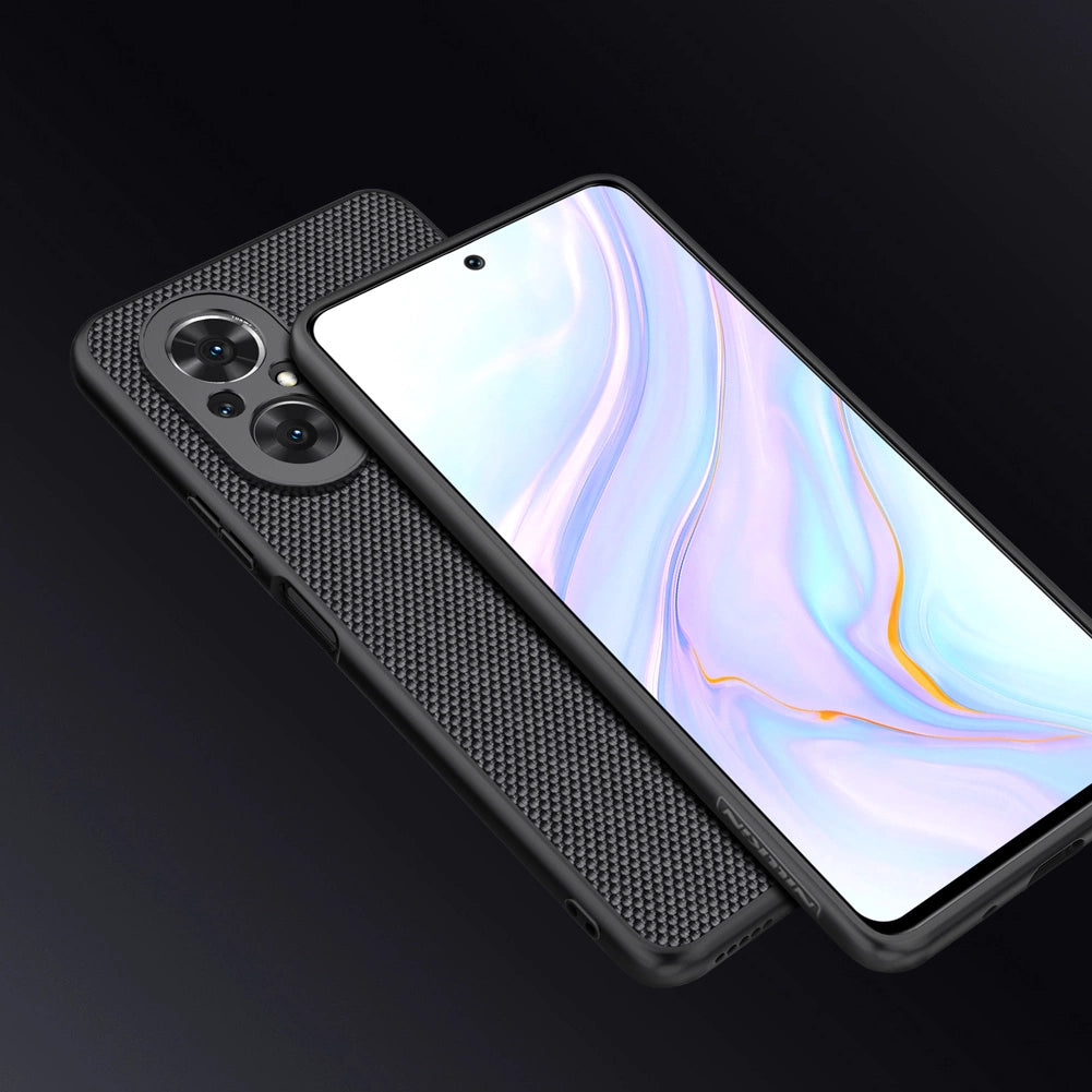 Nillkin Textured Case durable reinforced case with gel frame and nylon back for Honor 50 SE black_12