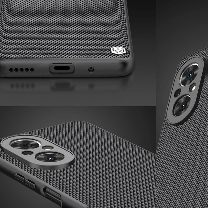 Nillkin Textured Case durable reinforced case with gel frame and nylon back for Honor 50 SE black_7