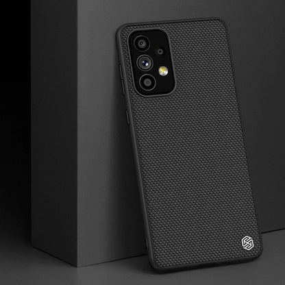 Nillkin Textured Case durable reinforced case with gel frame and nylon back for Samsung Galaxy A73 black_7