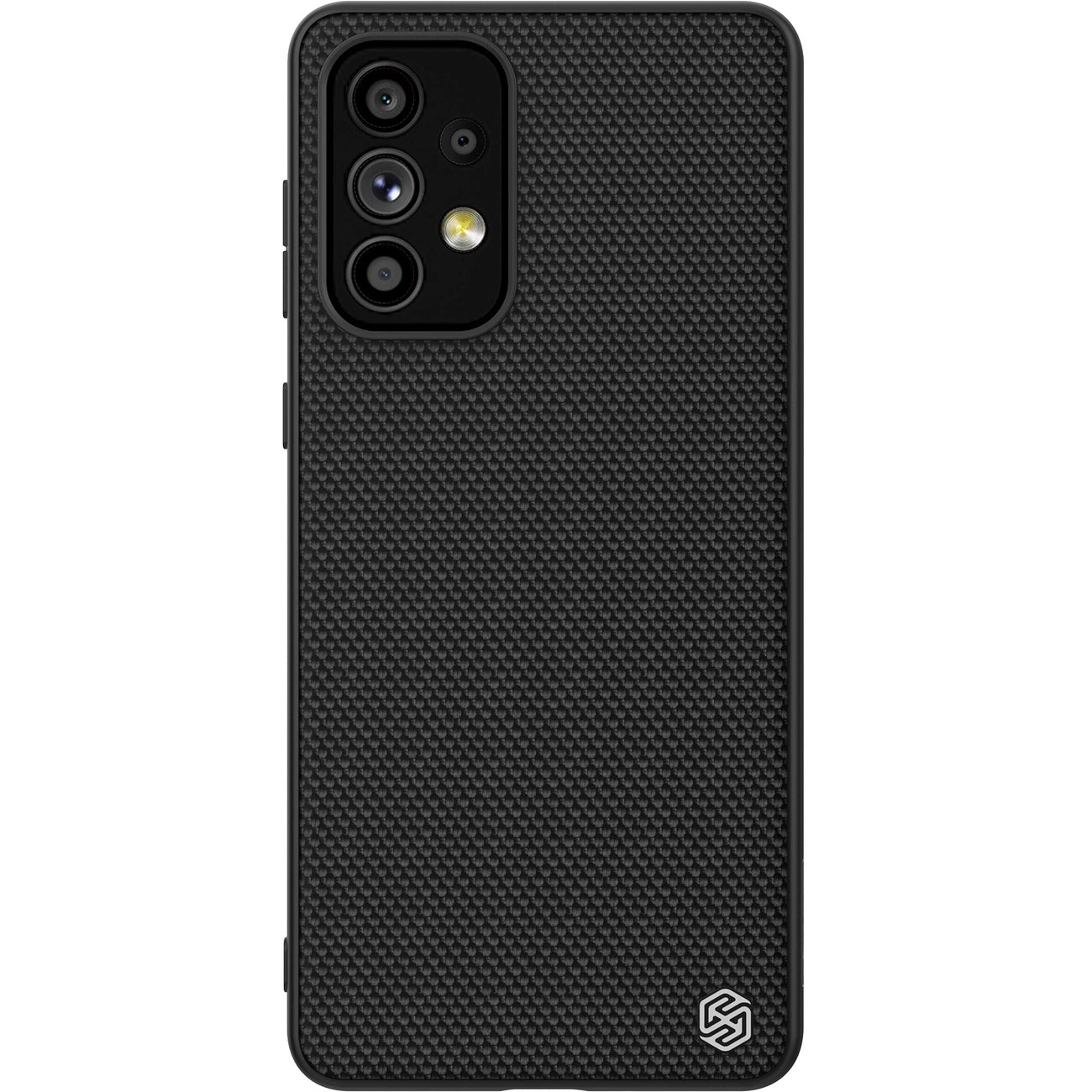 Nillkin Textured Case durable reinforced case with gel frame and nylon back for Samsung Galaxy A73 black_0