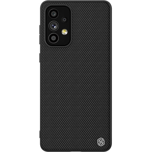 Nillkin Textured Case durable reinforced case with gel frame and nylon back for Samsung Galaxy A73 black_0