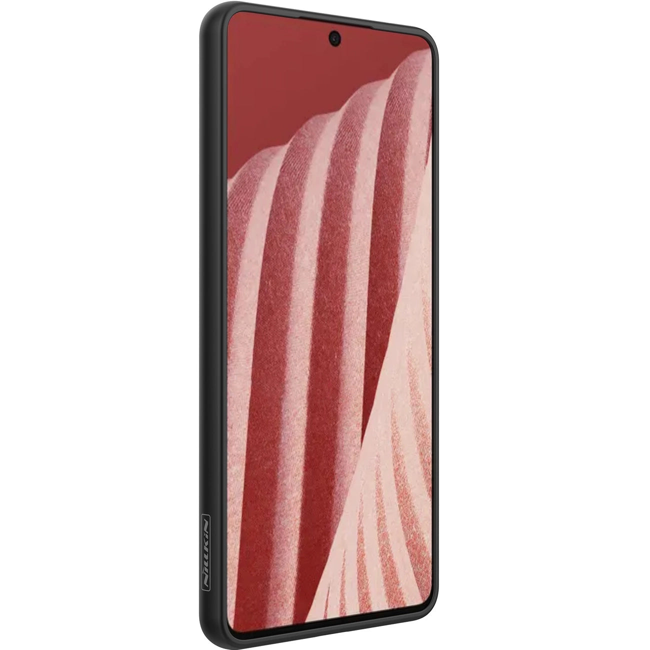 Nillkin Textured Case durable reinforced case with gel frame and nylon back for Samsung Galaxy A73 black_1