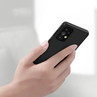 Nillkin Textured Case durable reinforced case with gel frame and nylon back for Samsung Galaxy A73 black_8