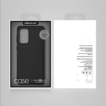 Nillkin Textured Case durable reinforced case with gel frame and nylon back for Samsung Galaxy A73 black_4