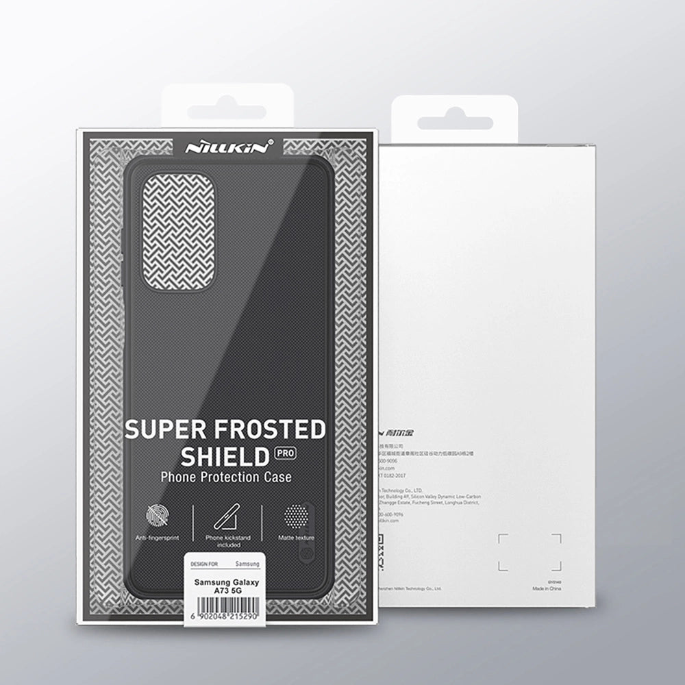 Nillkin Super Frosted Shield Pro durable case cover for Samsung Galaxy A73 black_4