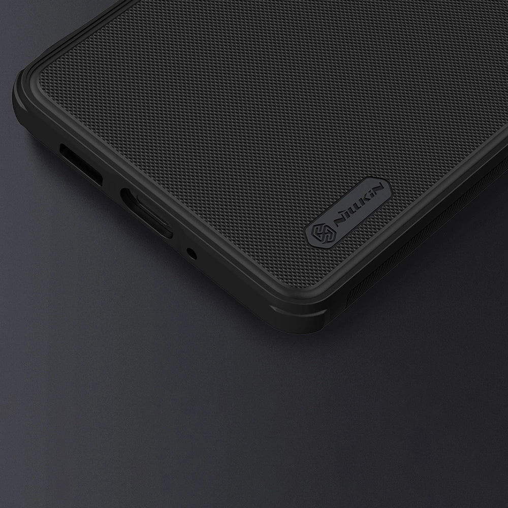 Nillkin Super Frosted Shield Pro durable case cover for Samsung Galaxy A73 black_11
