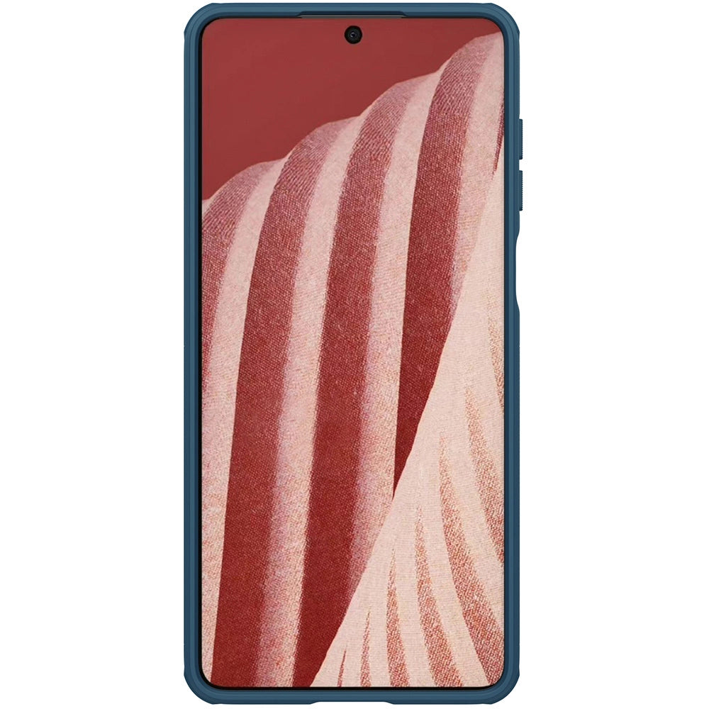 Nillkin Super Frosted Shield Pro durable case cover for Samsung Galaxy A73 blue_2