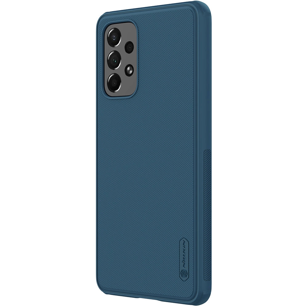 Nillkin Super Frosted Shield Pro durable case cover for Samsung Galaxy A73 blue_1