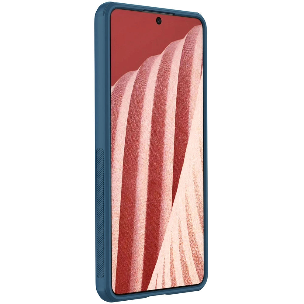 Nillkin Super Frosted Shield Pro durable case cover for Samsung Galaxy A73 blue_5