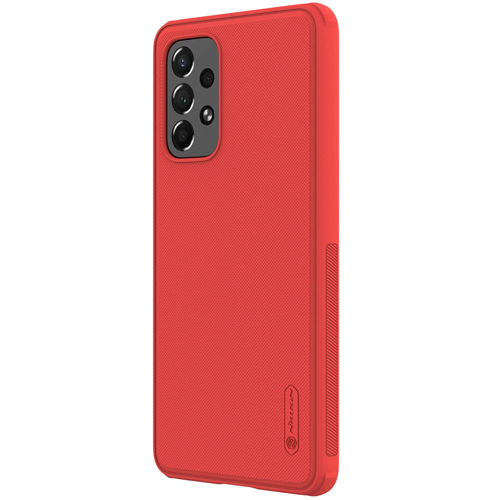 Nillkin Super Frosted Shield Pro durable case cover for Samsung Galaxy A73 red_1