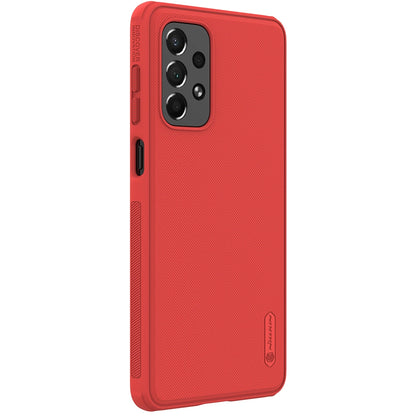 Nillkin Super Frosted Shield Pro durable case cover for Samsung Galaxy A73 red_3