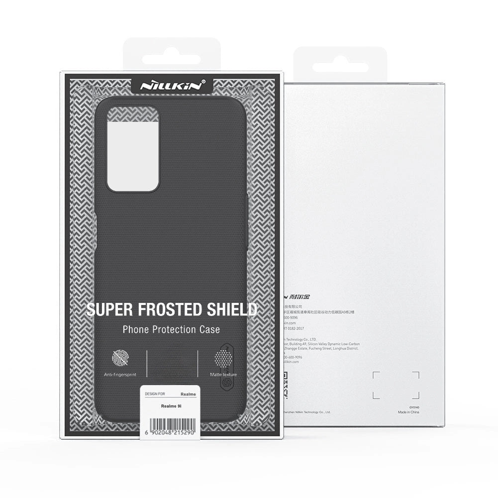 Nillkin Super Frosted Shield reinforced case cover for Realme 9i black_4