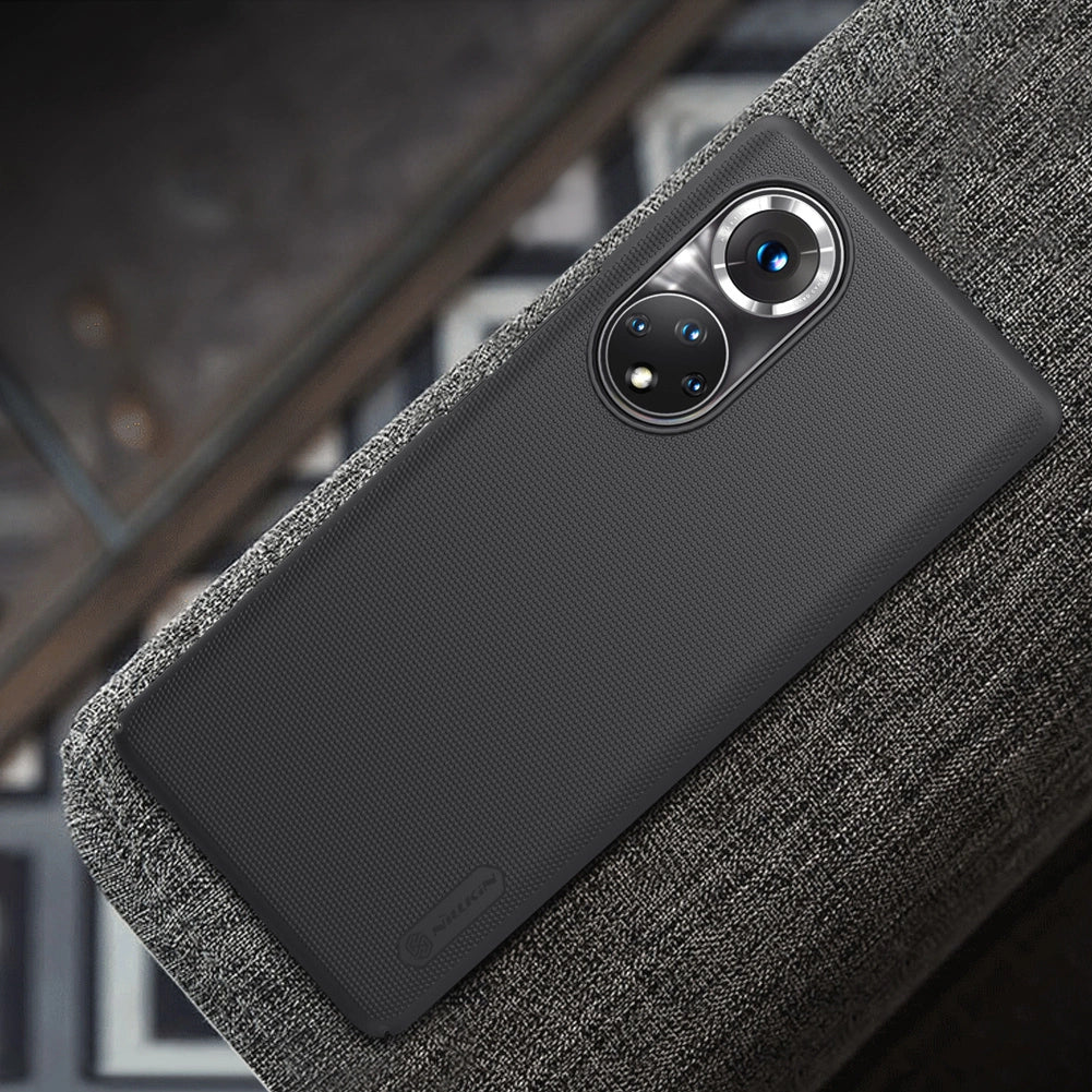 Nillkin Super Frosted Shield reinforced case cover for Honor 50 Pro black_6