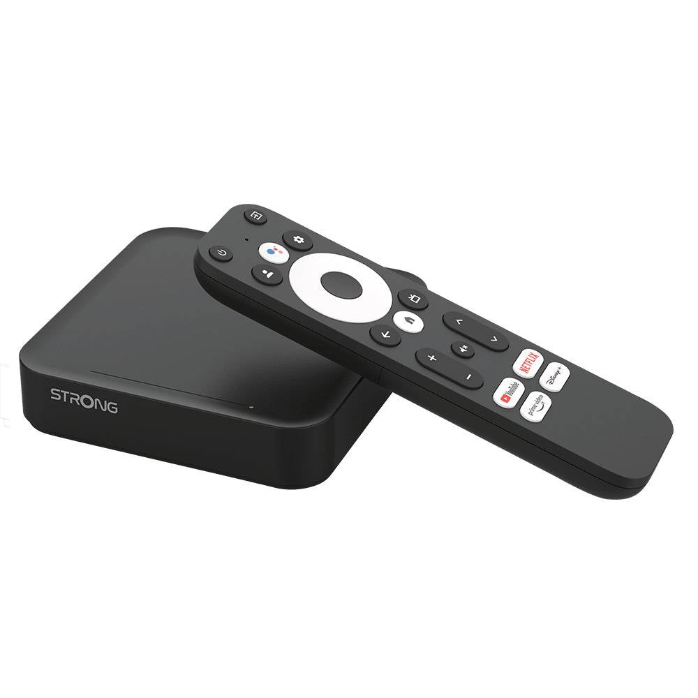 Android Box IPTV STRONG LEAP-S3 4K Ultra HD 16 GB Wifi Ethernet Preta
