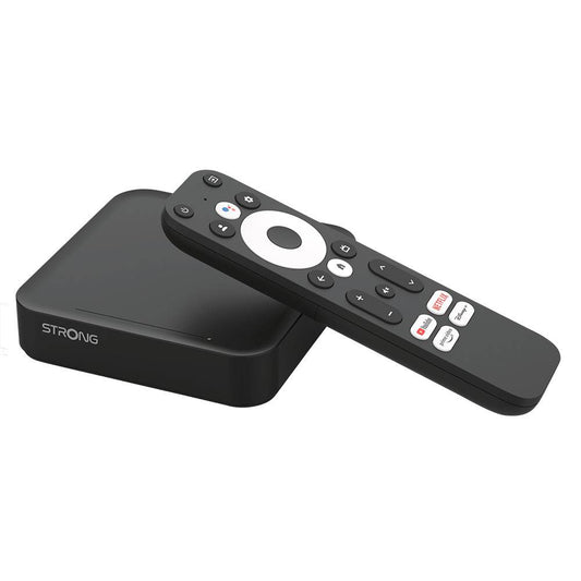 Android Box IPTV STRONG LEAP-S3 4K Ultra HD 16 GB Wifi Ethernet Preta