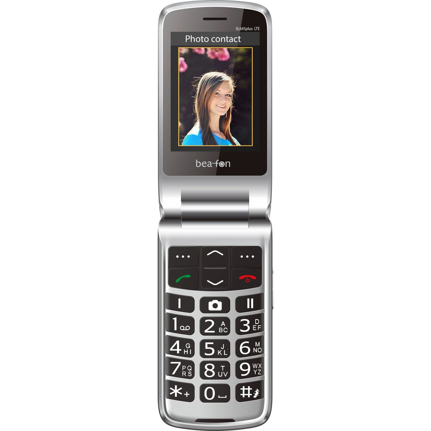 Telemóvel Bea-Fon SL645Plus LTE Preto Prata