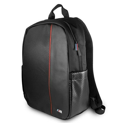 BMW Carbon Red Stripe backpack for a 16&quot; laptop - black_1