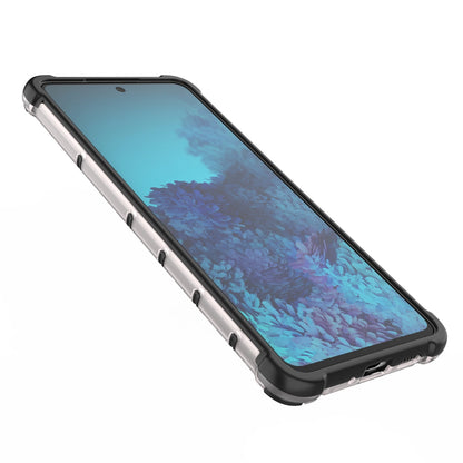 Honeycomb case armored cover with a gel frame for Samsung Galaxy A73 black_9