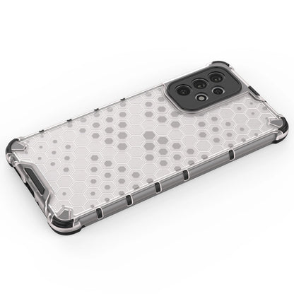 Honeycomb case armored cover with a gel frame for Samsung Galaxy A73 black_12