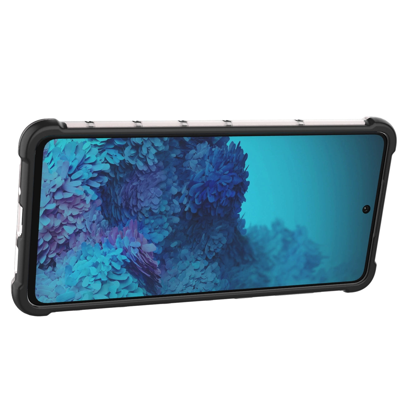Honeycomb case armored cover with a gel frame for Samsung Galaxy A73 black_13