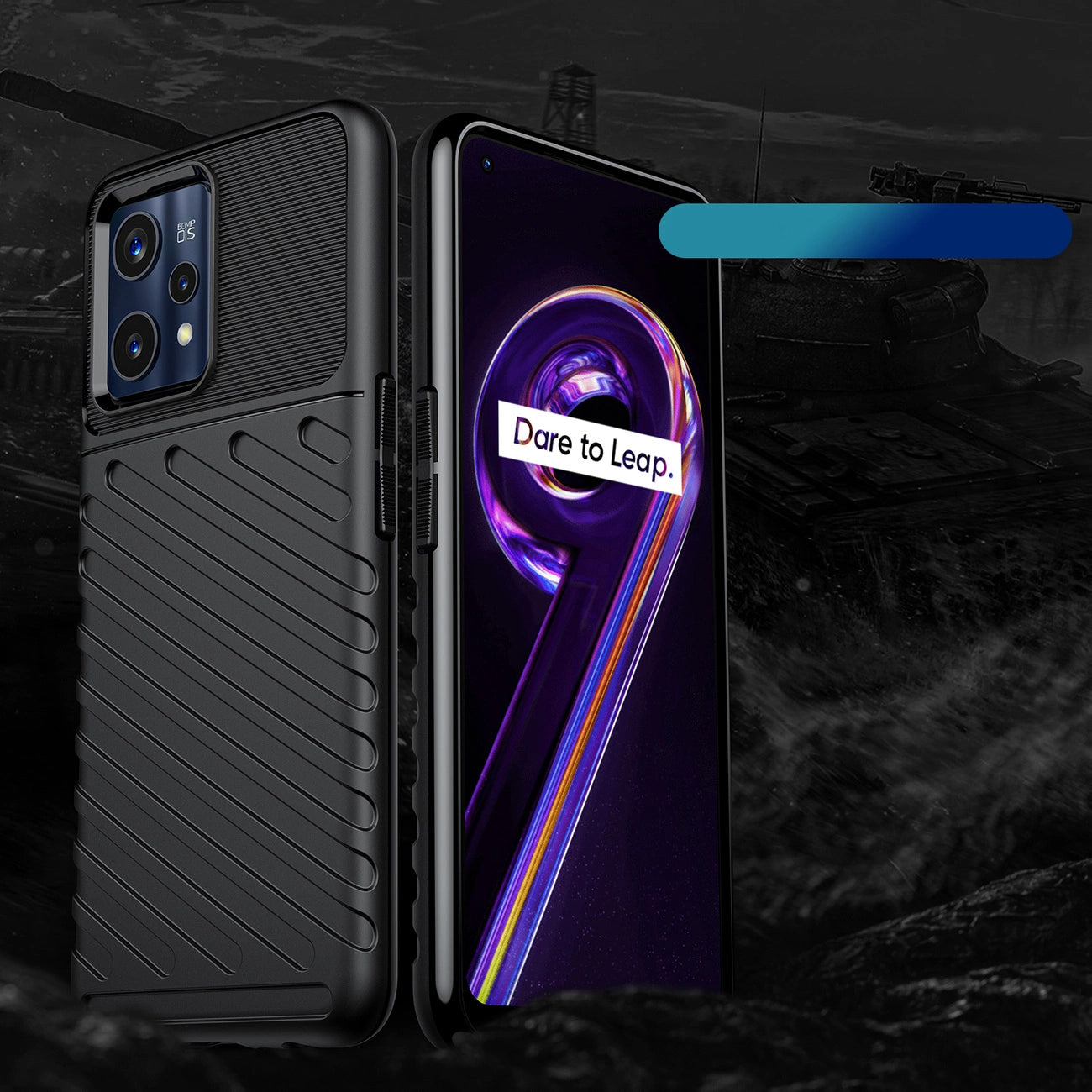 Thunder Case Flexible armored cover for Realme 9 Pro + (9 Pro Plus) black_1