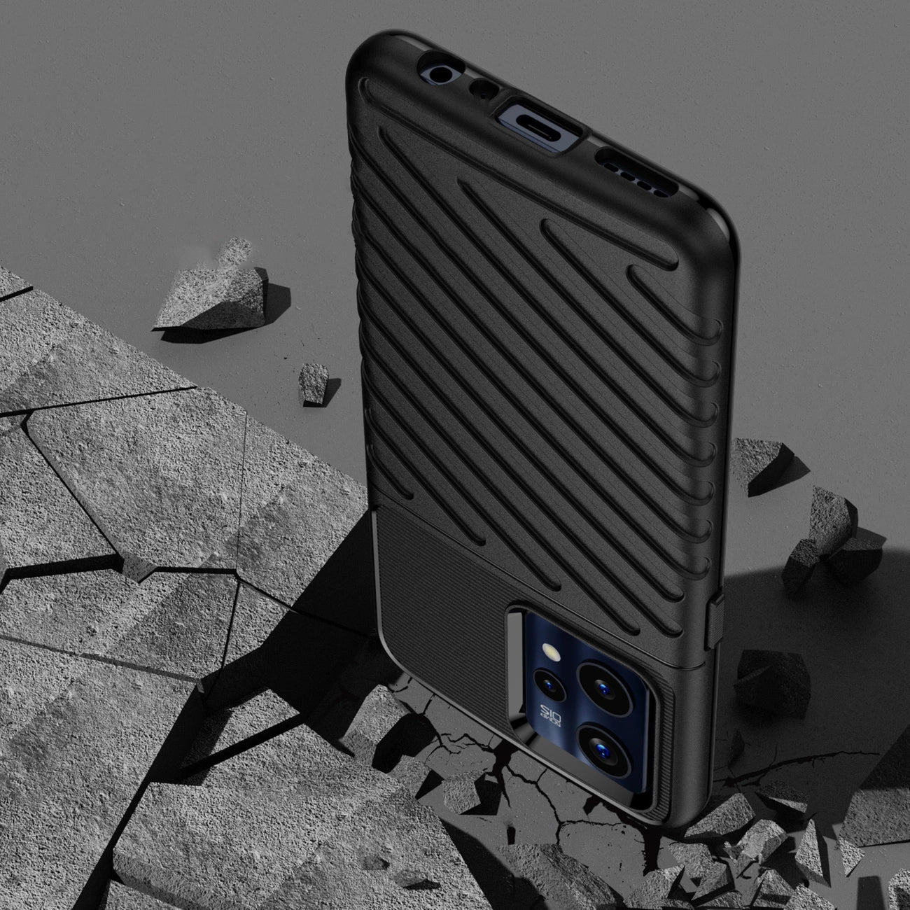 Thunder Case Flexible armored cover for Realme 9 Pro + (9 Pro Plus) black_6