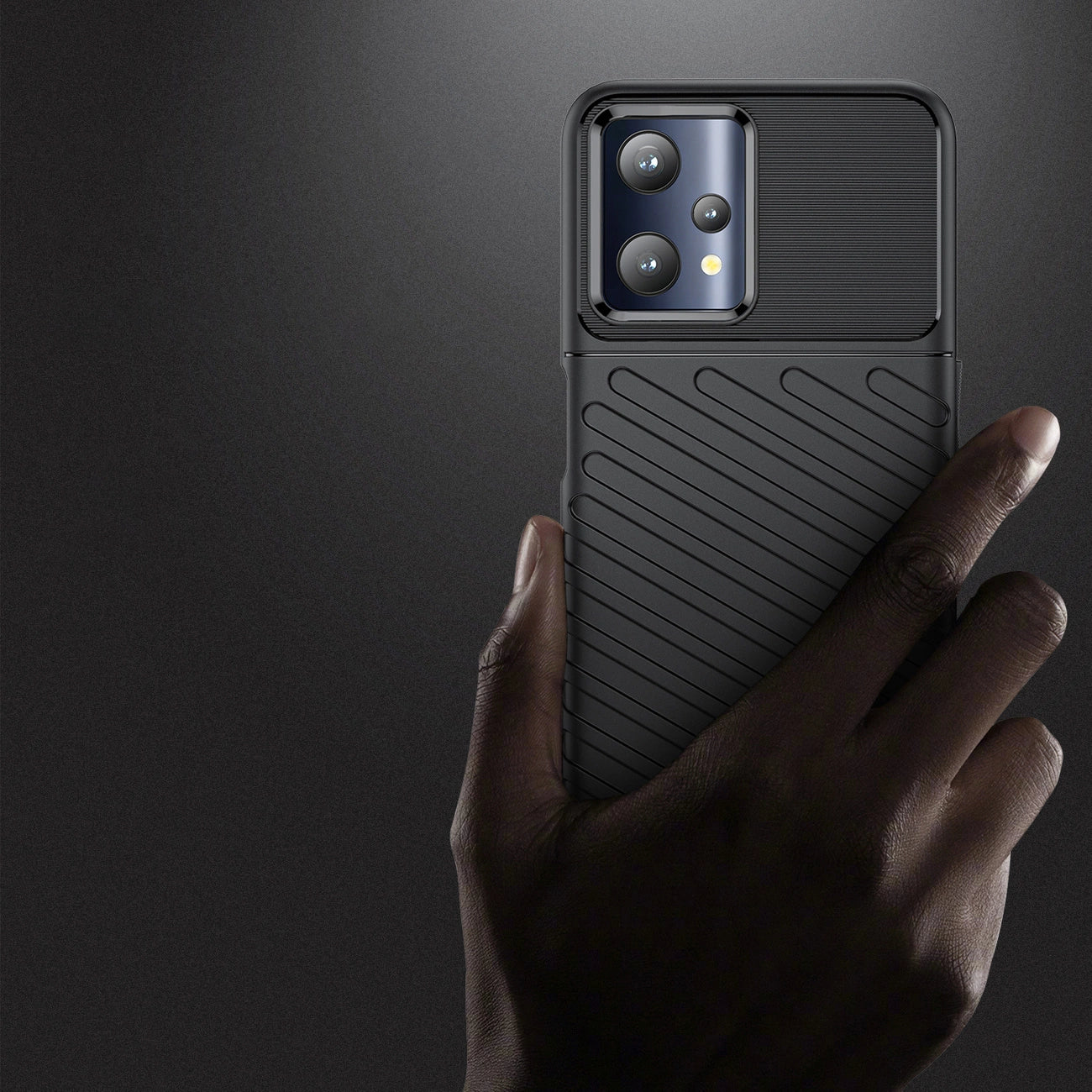 Thunder Case flexible armored cover Realme 9 Pro black_2