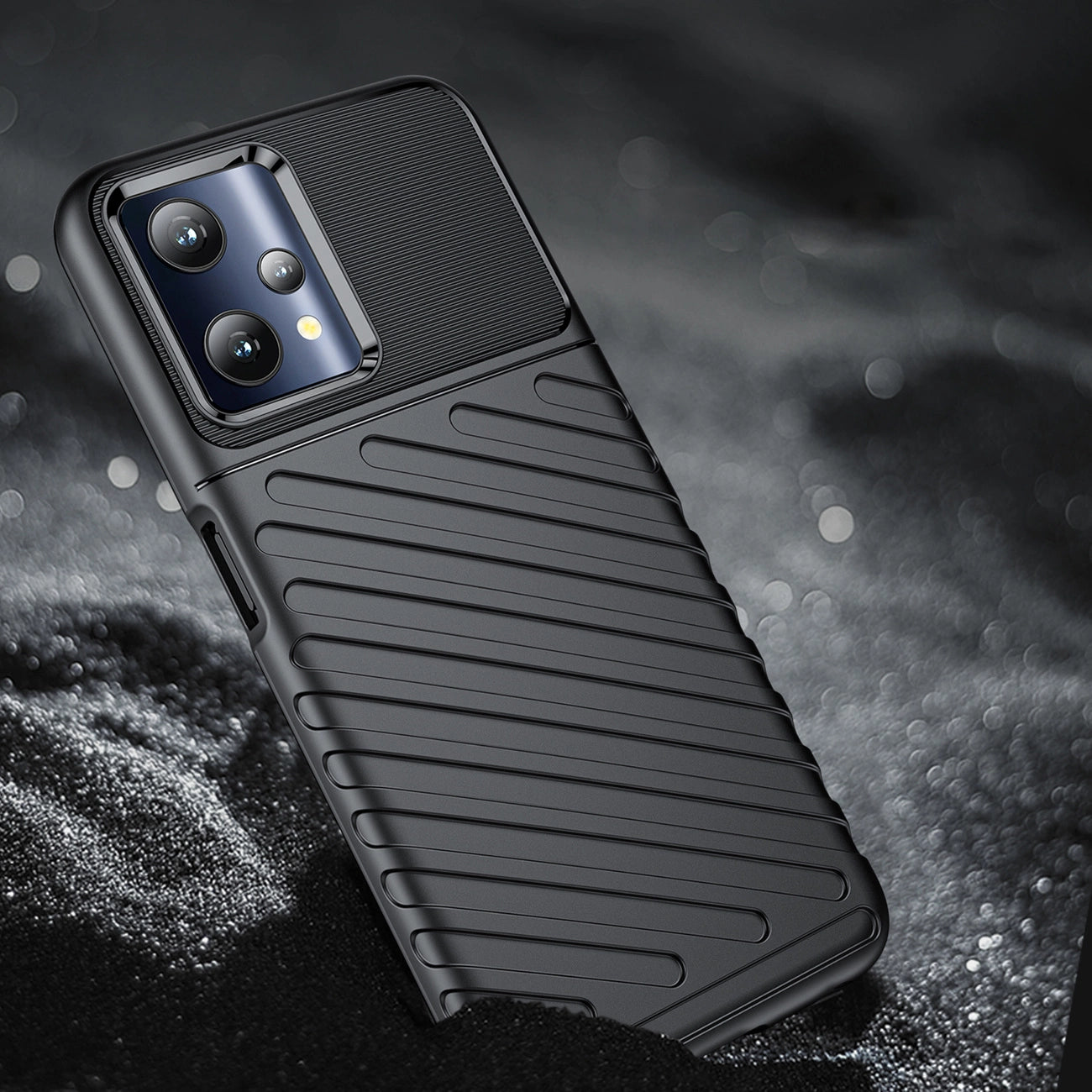 Thunder Case flexible armored cover Realme 9 Pro black_4