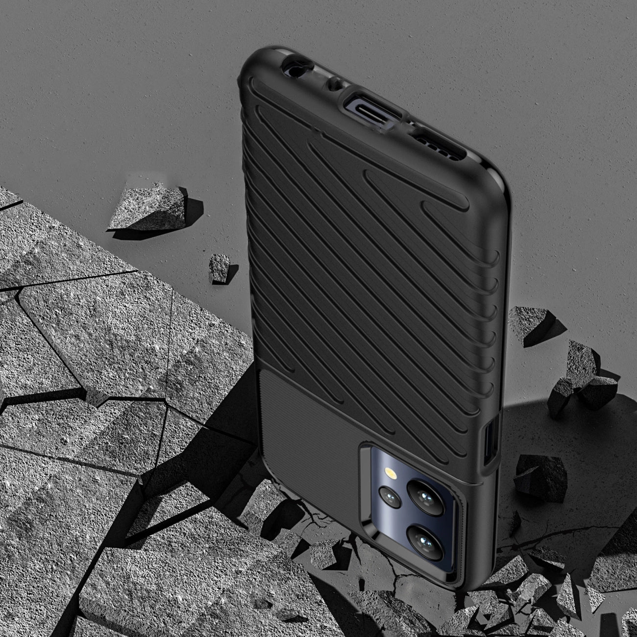 Thunder Case flexible armored cover Realme 9 Pro black_6