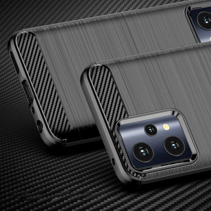 Carbon Case Flexible Cover Realme 9 Pro black_1