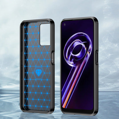 Carbon Case Flexible Cover Realme 9 Pro black_3
