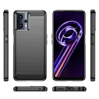 Carbon Case Flexible Cover Realme 9 Pro black_6